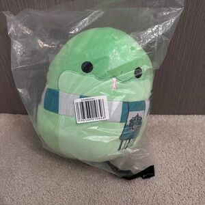 Squishmallows Green and White Snake Plush Brand New